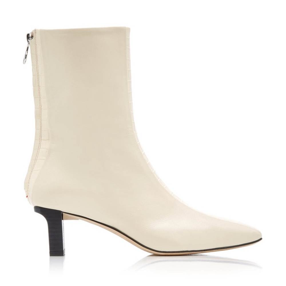 Aeyde
Molly Croc-Detail Leather Ankle Boots